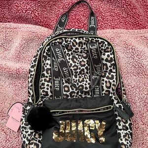 Juicy Couture Leopard Print Backpack